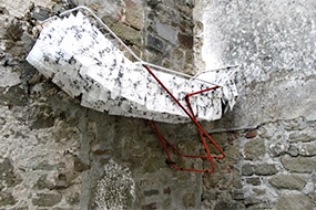 Sisyphos, Installation und Performance, Kunsthalle Osnabrück, Angelika Höger, 